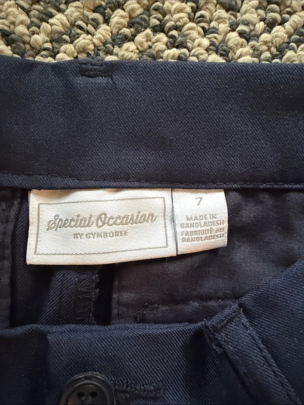 Boys Navy Dress Pants - Classic Straight Fit